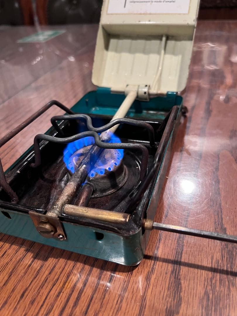 1970年代の西ドイツ製、タームスポーツ。携帯用サイレント、アルコールバーナー。