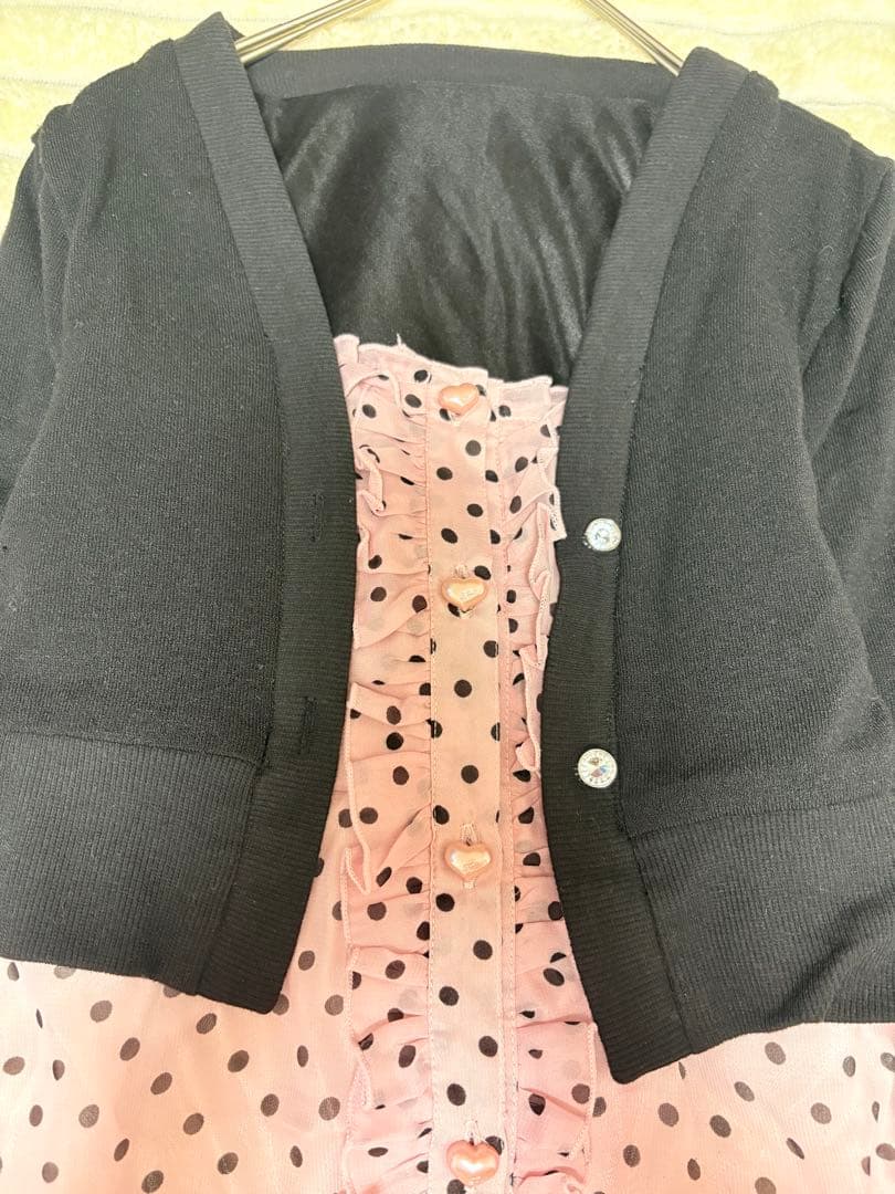 リズリサ姉妹ブランド★トゥララ★LIZLISA★カーディガンレイヤードチュニック