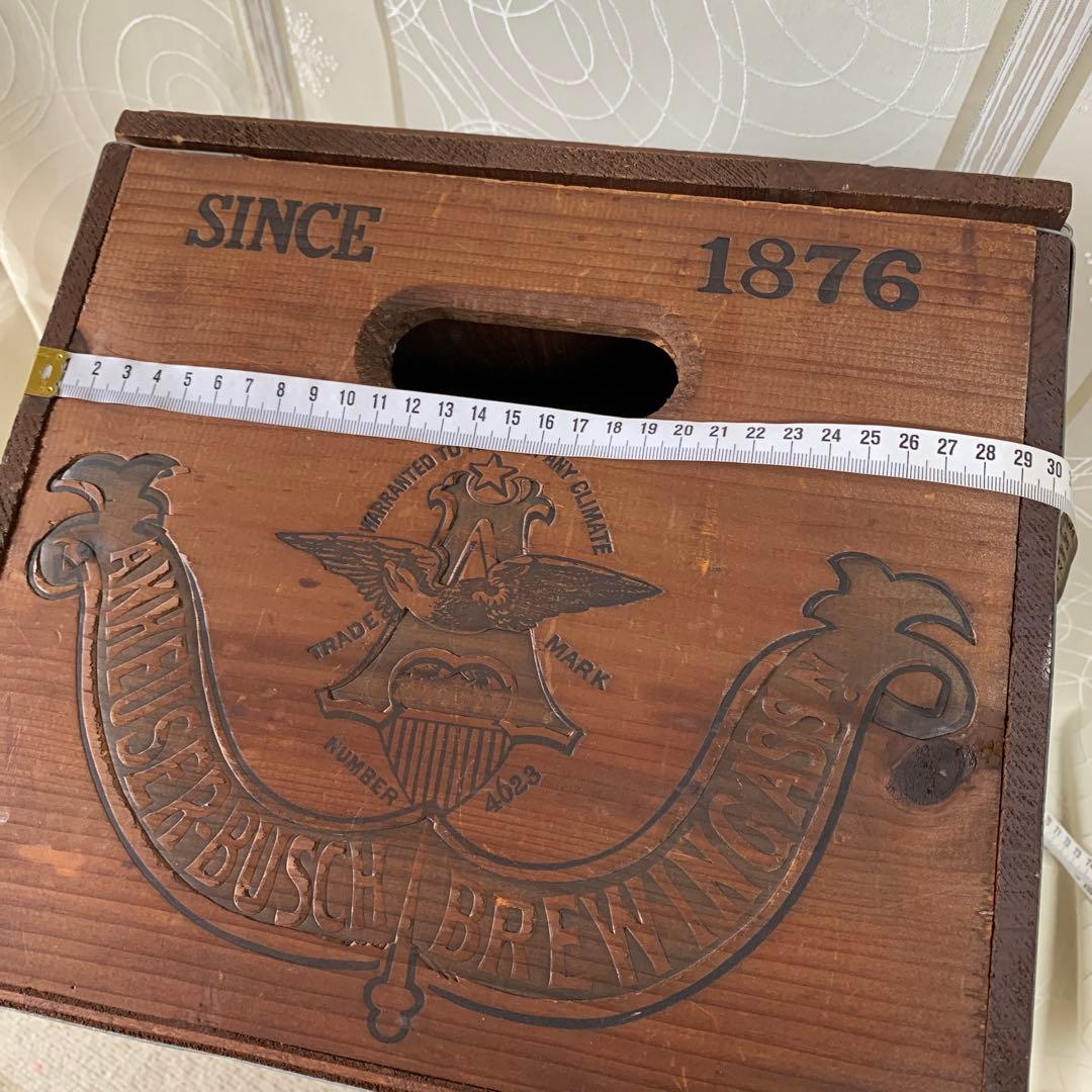 アメリカビールボックス　Anheuser-Busch ビンテージビールケース