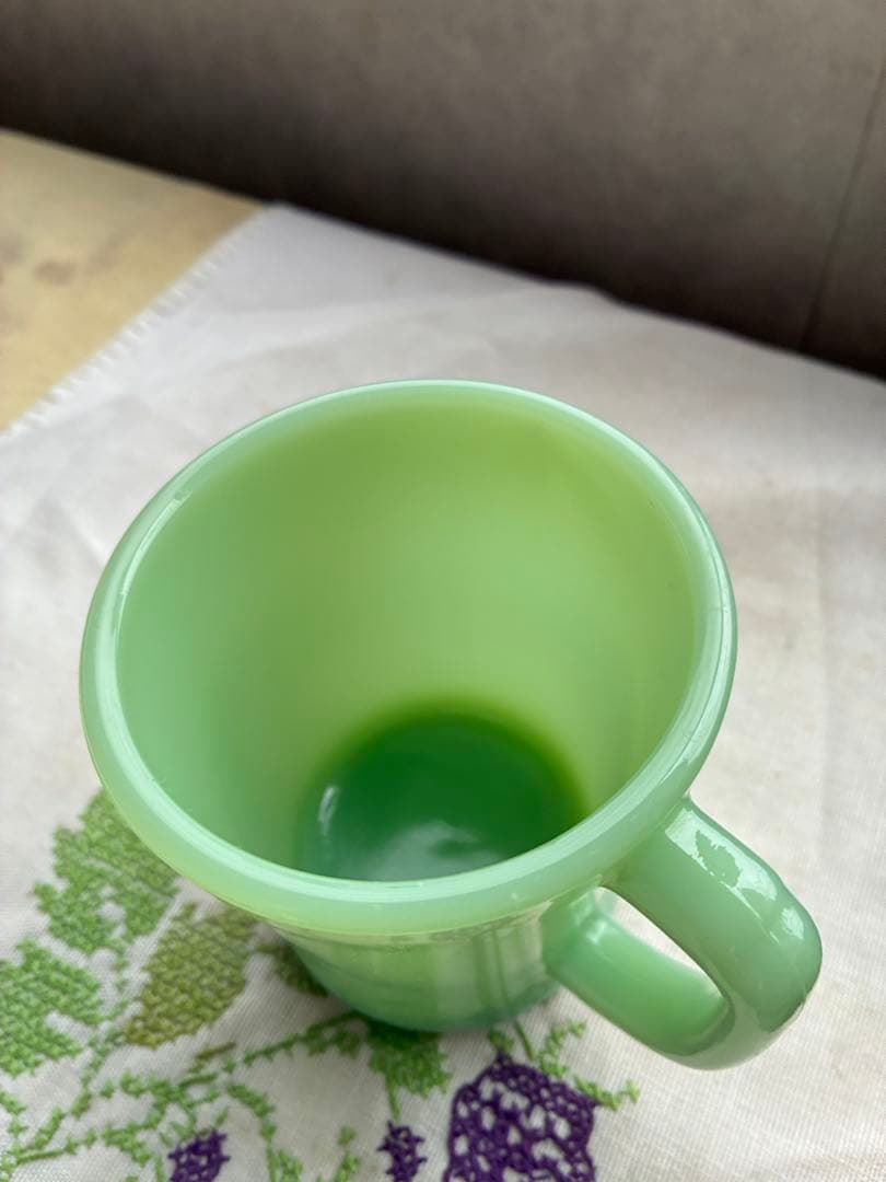 Fire King ファイヤーキング ジェダイ Dハンドル マグ　カップ 美品