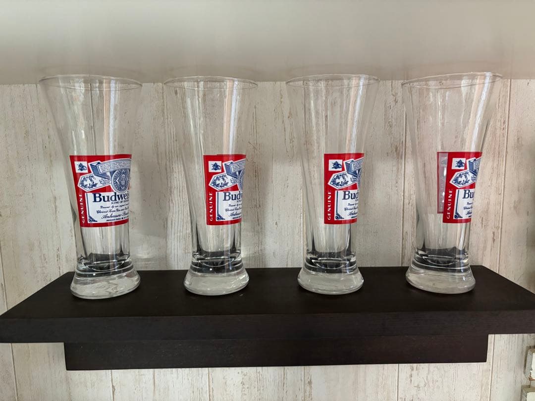 ヴィンテージ バドワイザー ピルスナーグラス