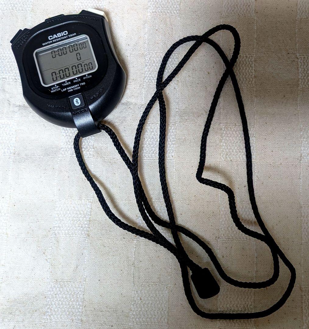 カシオ モバイルリンク機能搭載ストップウオッチ HSB-100W-1JH