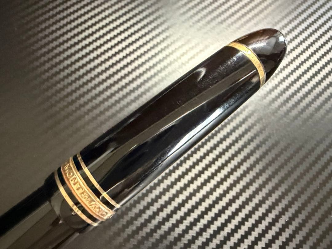 極美品 モンブラン マイスターシュテュック 149 14C 3帯 EF 万年筆