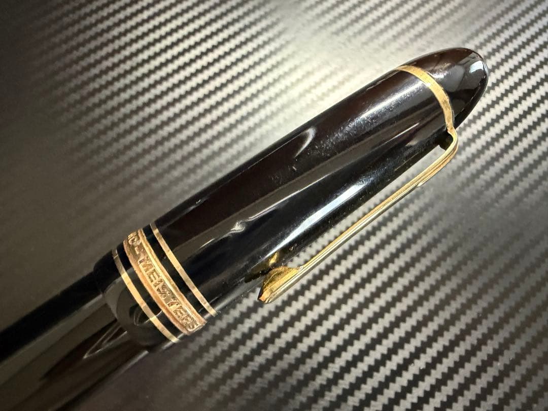 極美品 モンブラン マイスターシュテュック 149 14C 3帯 EF 万年筆