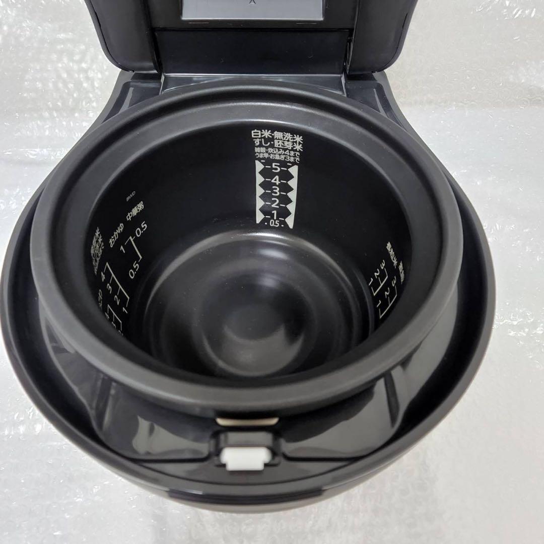 未使用◆三菱 IHジャー炊飯器 NJ-BW10F-B （5.5合）本炭釜 紬