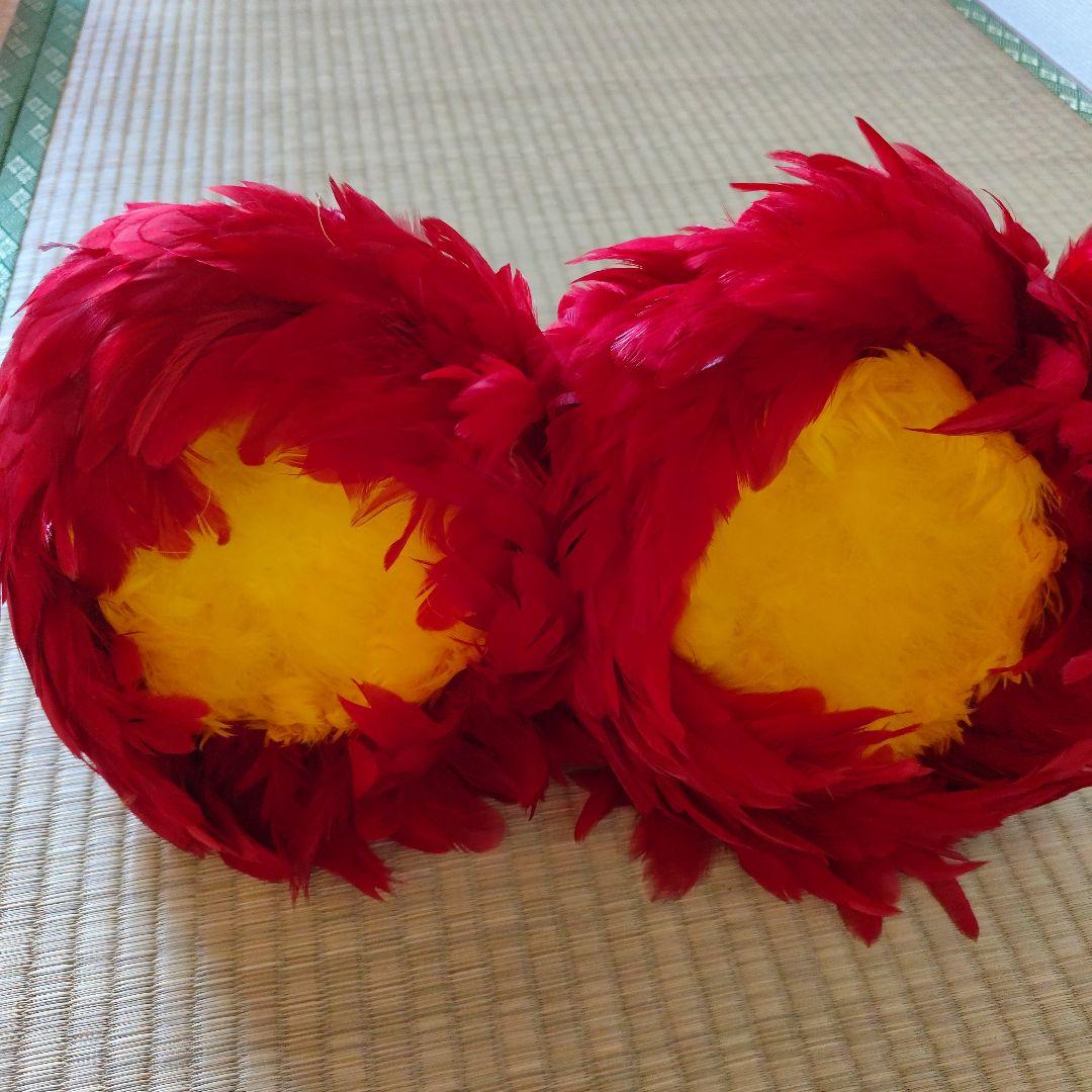 フラダンス用 赤と黄色の楽器　ウリウリ