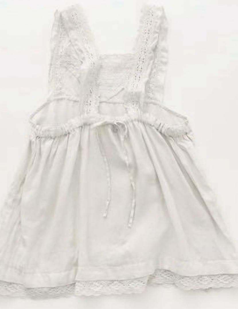 nest Robe リネン×レース キャミソール