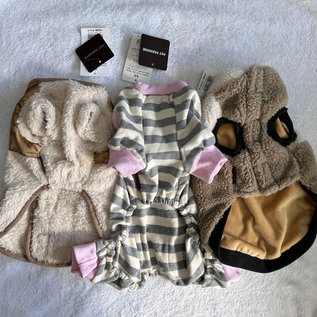ペットパラダイス　クリエィティブヨーコ 　犬服　犬の服　SSサイズ　３枚組