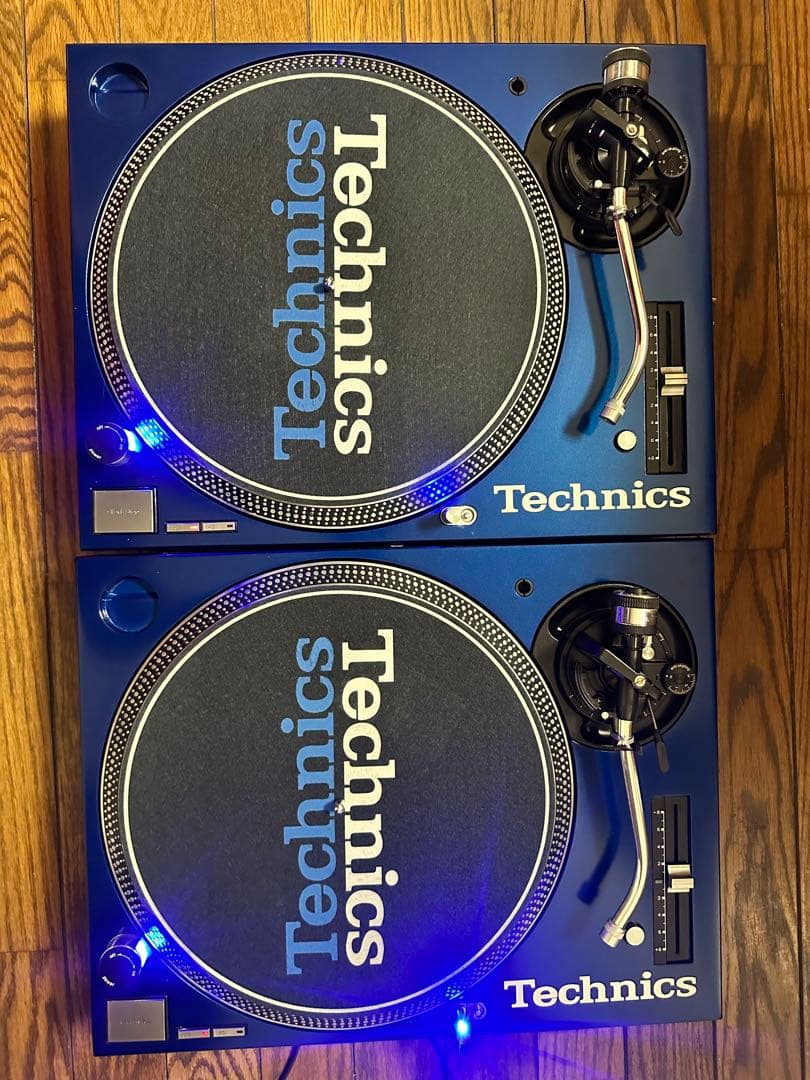 Technics SL-1200MK3D 2台セットカスタム青 × 青LED仕様