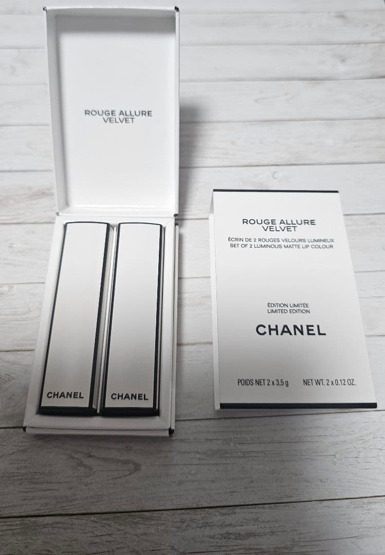 CHANELリップスティック 2本　口紅ケース　ショッパー　チャーム　ノベルティ