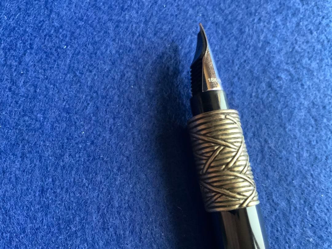 ウォーターマン　セレニテ　ブラック　18金シルバートリム