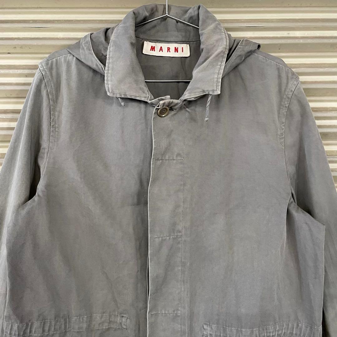 ジャケット・アウター marni hooded mods coat jacket archive