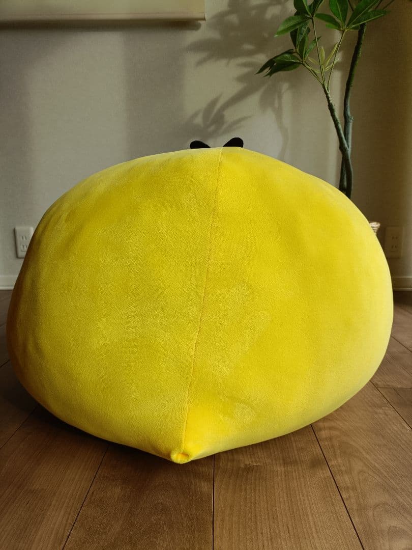 キイロイトリ　特大まんまるもちもちぬいぐるみ　サンエックス