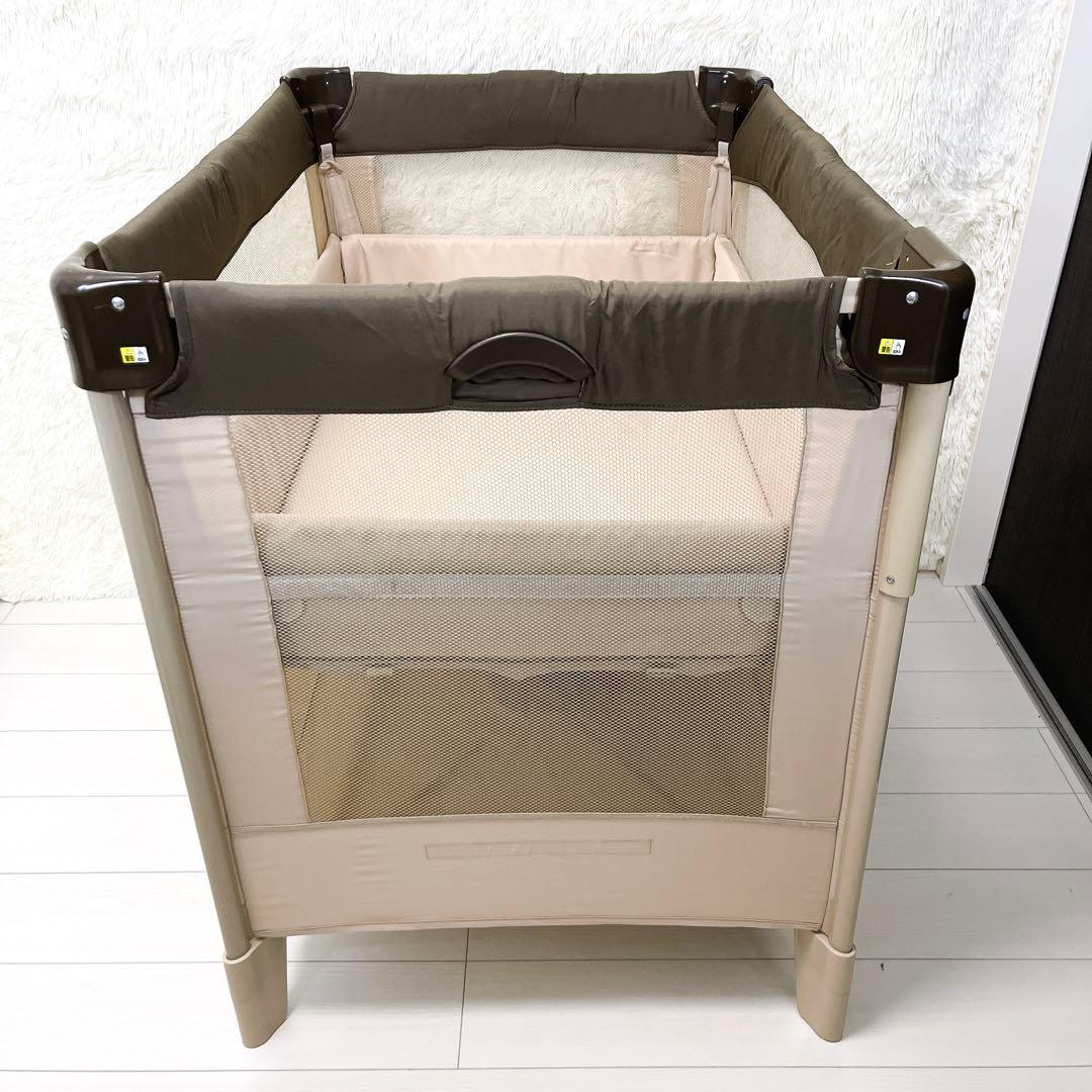 Aprica アップリカ ベビーベッド ココネル ココア 綺麗 美品