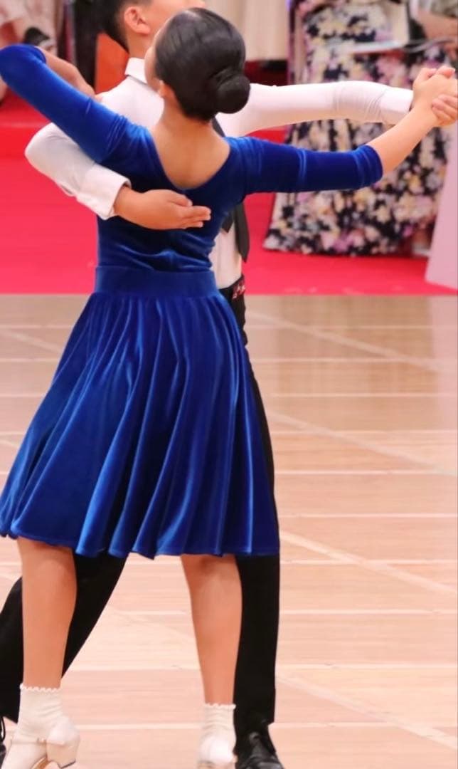 サシュエル　青ジュブナイルドレス