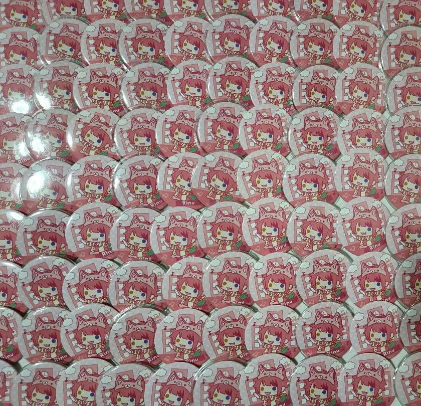 すとぷり　莉犬　缶バッチ　あにまる缶バッチ　アニマル缶バッチ