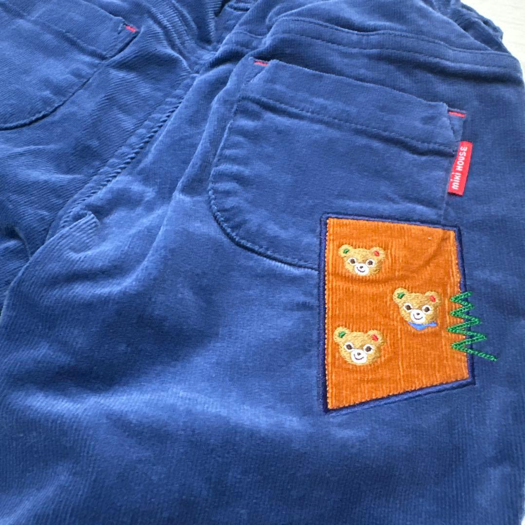 新品　ミキハウス　mikihouse プッチー　デニム　長ズボン　100cm