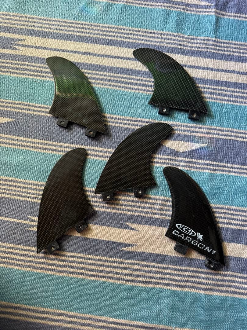 サーフィン・ボディボード FCS K-GRIP carbon lite 5FIN