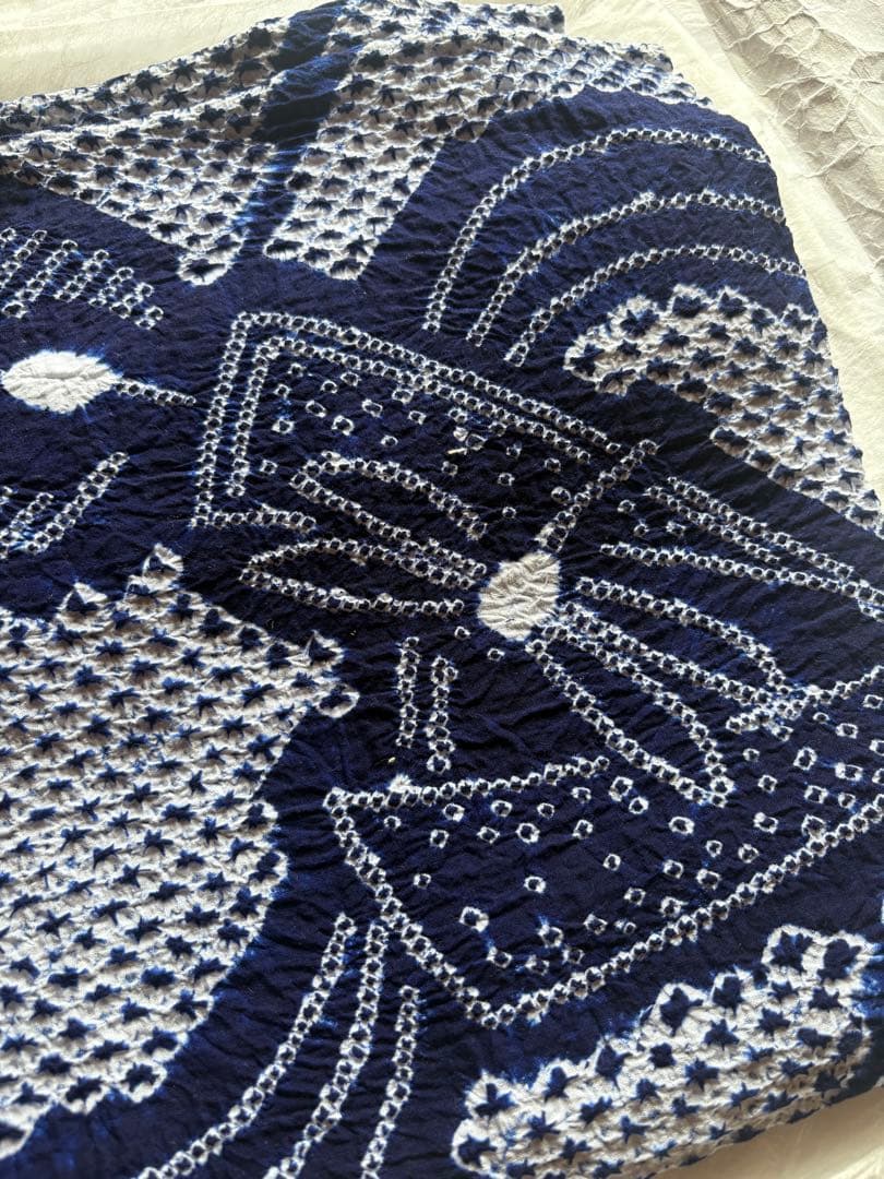 値下げしました　浴衣　　総絞り　未使用品