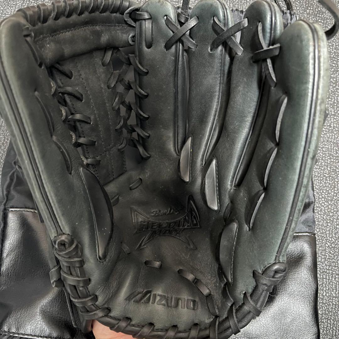 Mizuno 軟式 大人用 野球 グローブ レザー 編み込み 115