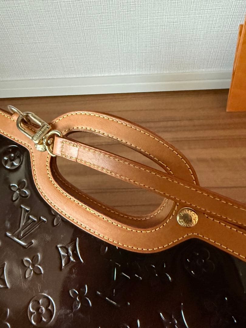 LOUIS VUITTON ダークブラウン ハンドバッグ