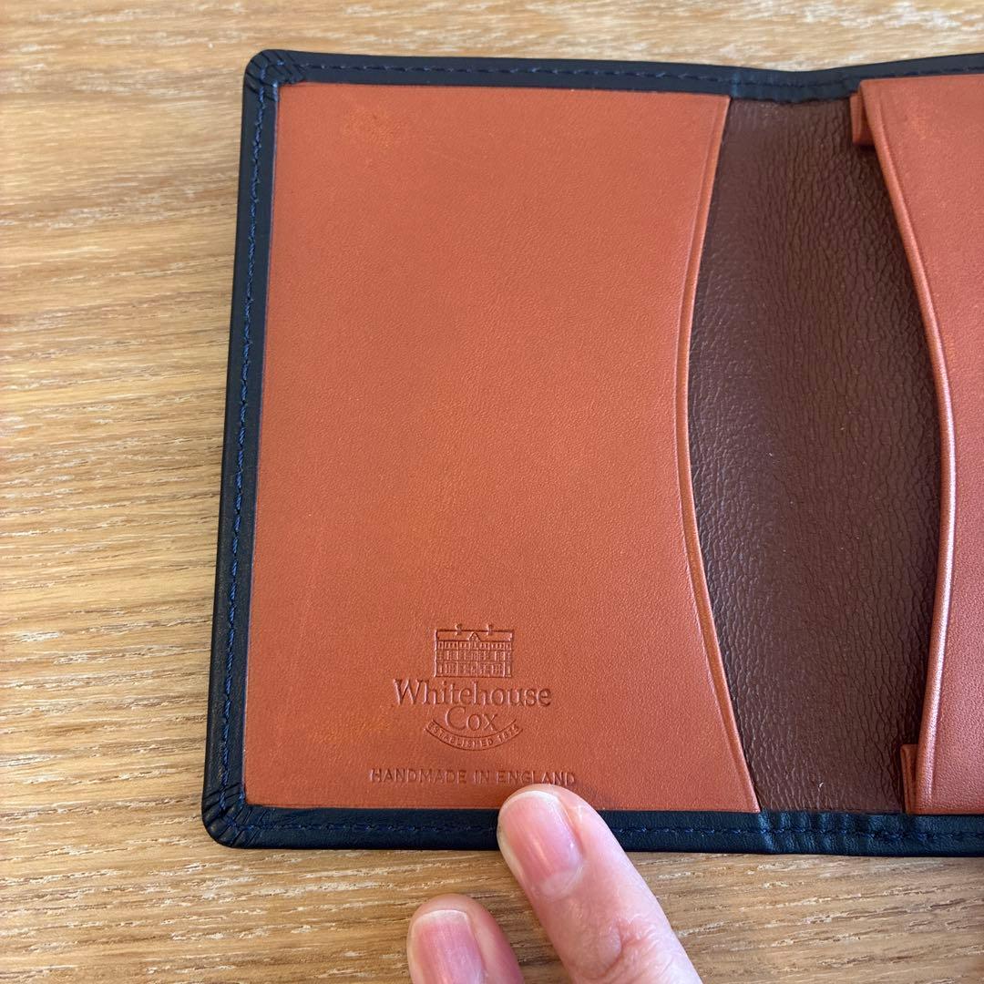 ほぼ未使用　ホワイトハウスコックス カードケース 名刺入れ レザー ブラック