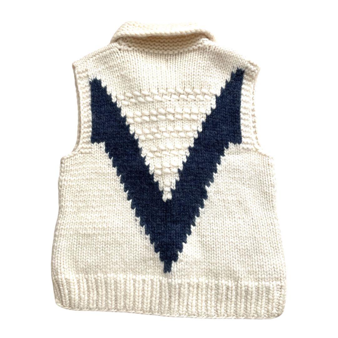 激レア 80s90s 旧タグ KANATA USFA V字 カウチン ベスト