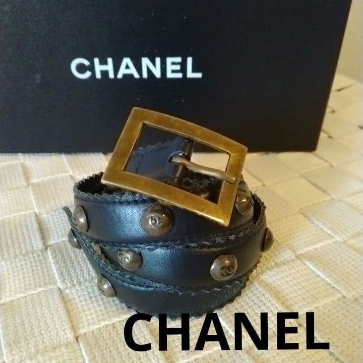 CHANEL　ヴィンテージシャネル細ベルト