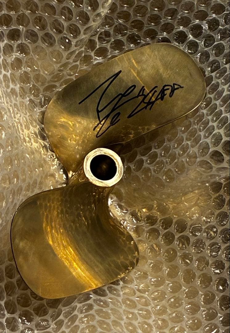 〜お値下げ〜　貴重 競艇グッズ ボートレース 久田敏之選手 サイン入りプロペラ