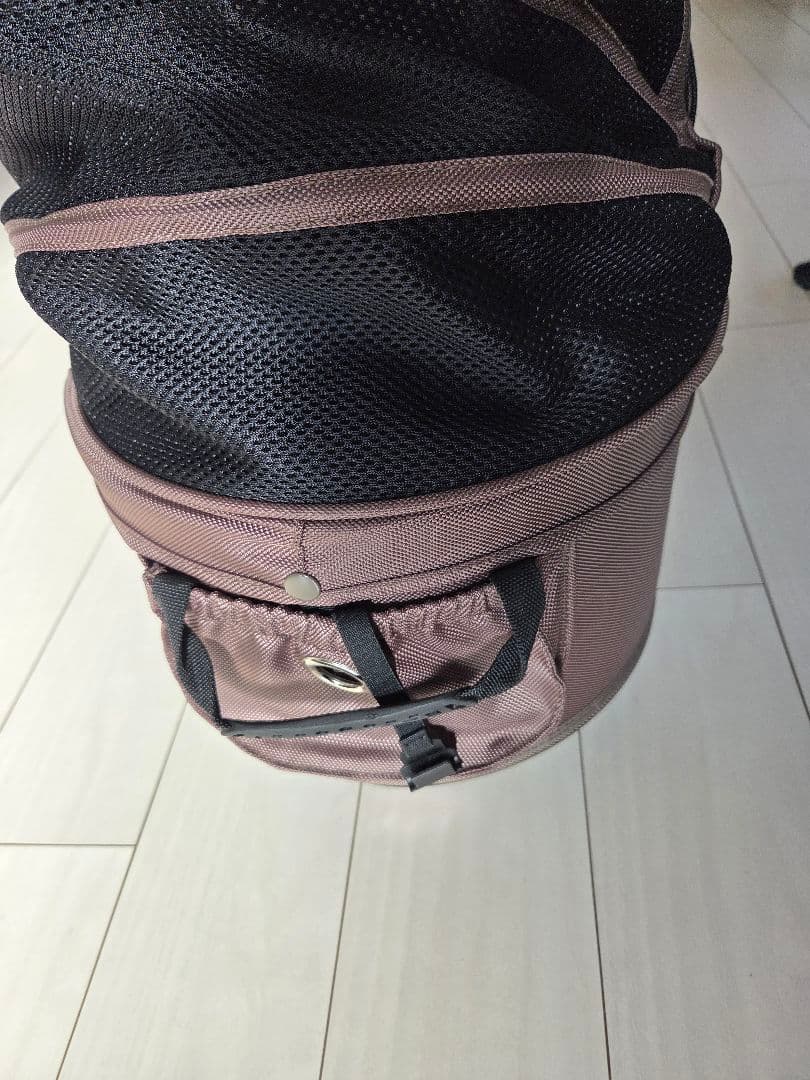 AirBuggy 犬用カート ブラウン メッシュカバー付き