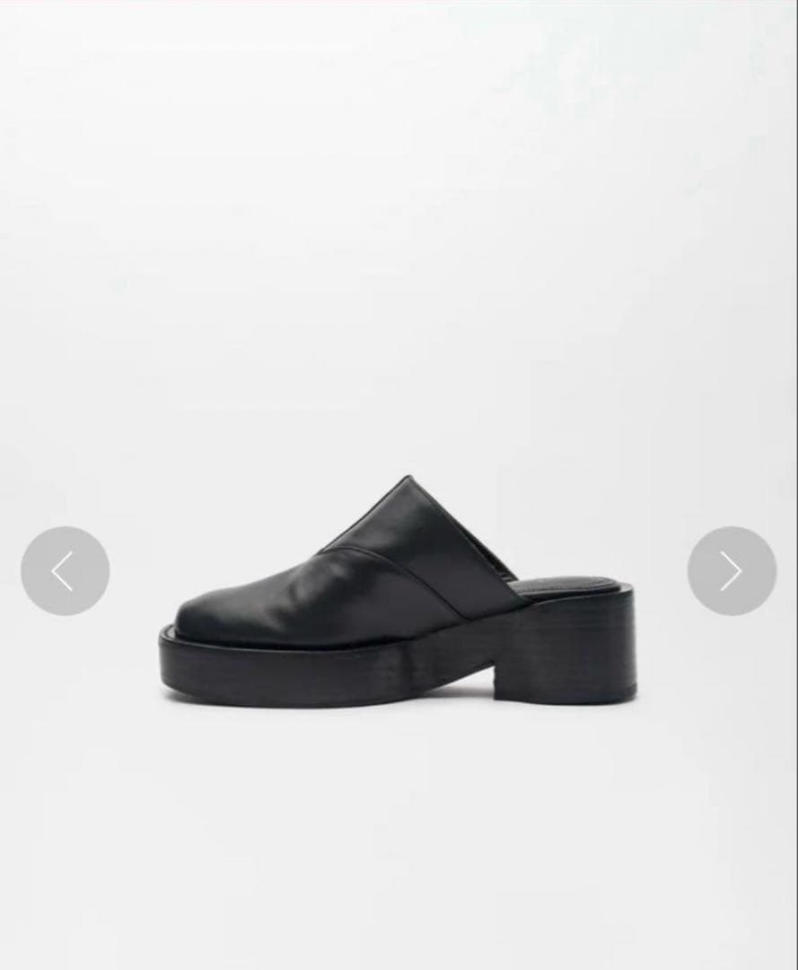 ALM. VIVLOS LEATHER MULES （ブラック）36