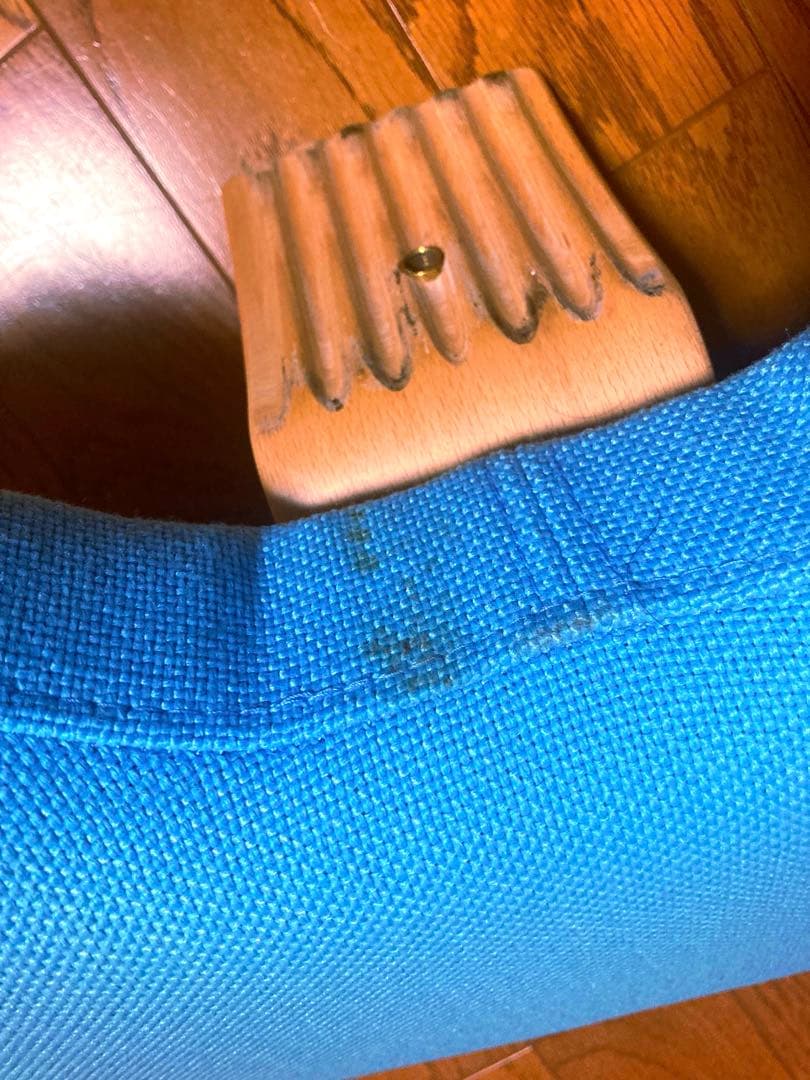 サカモトハウス　バランスチェアイージー　美品　ライトブルー　水色　純正カバー付き