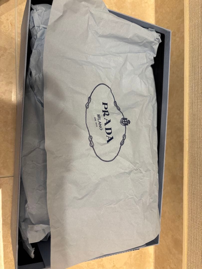 PRADA プラダ　ポインテッドトゥ　ヒール　メッシュ