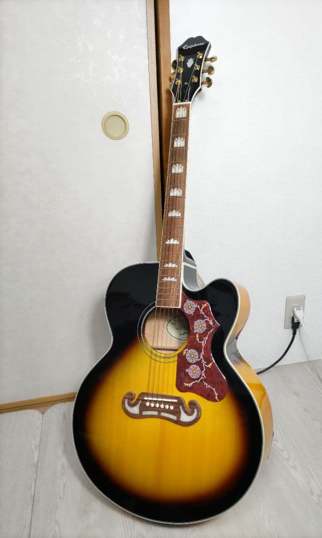 美品 Epiphone J-200EC Studio