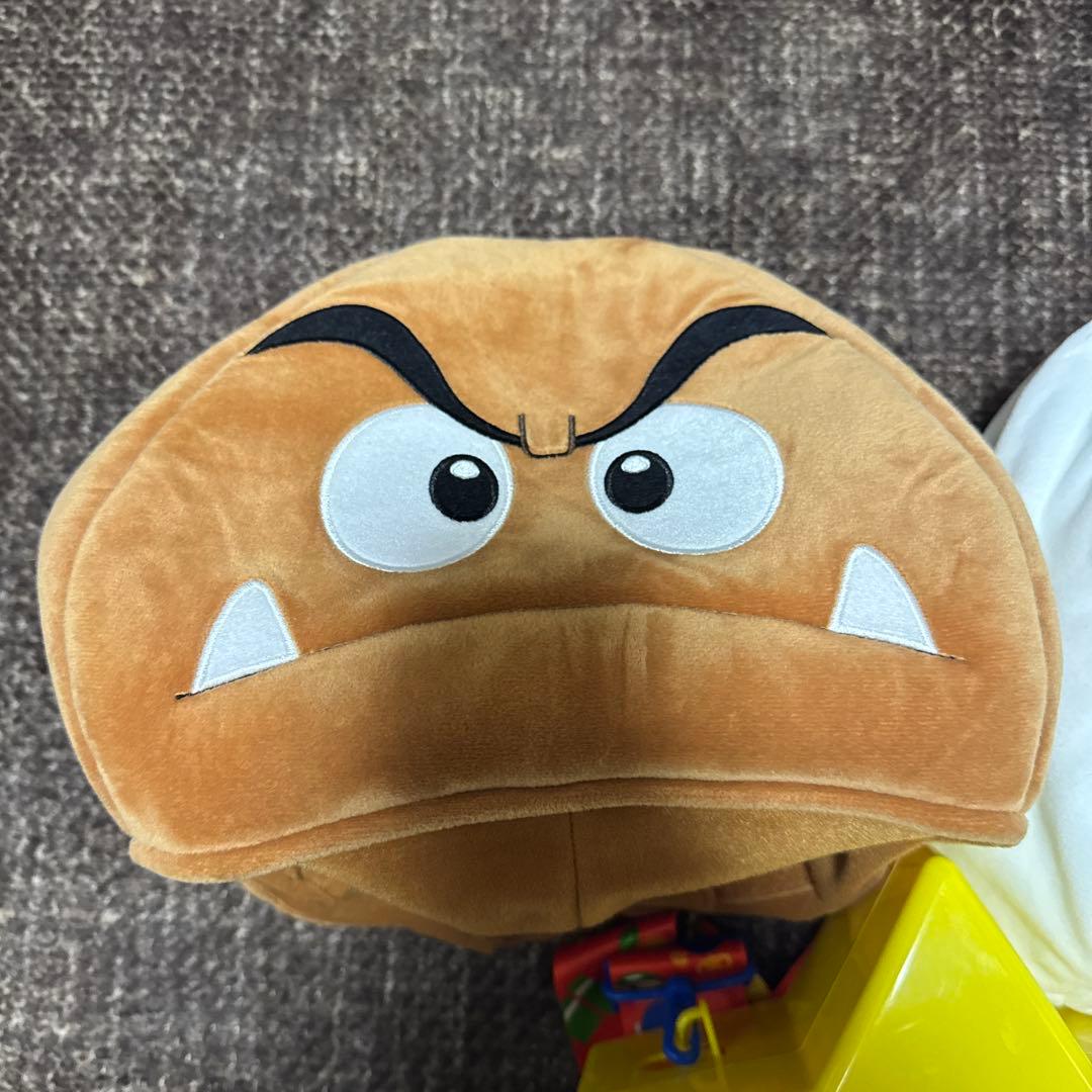 USJ マリオ　ユニバ　クリボー、テレサ　スターポップコーンバケツ、帽子セット