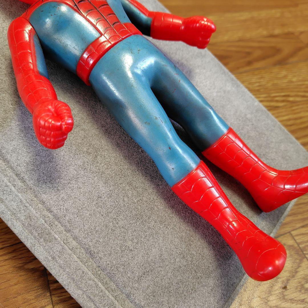 【レア品・当時物】スパイダーマン　ソフビ　1978年　東映