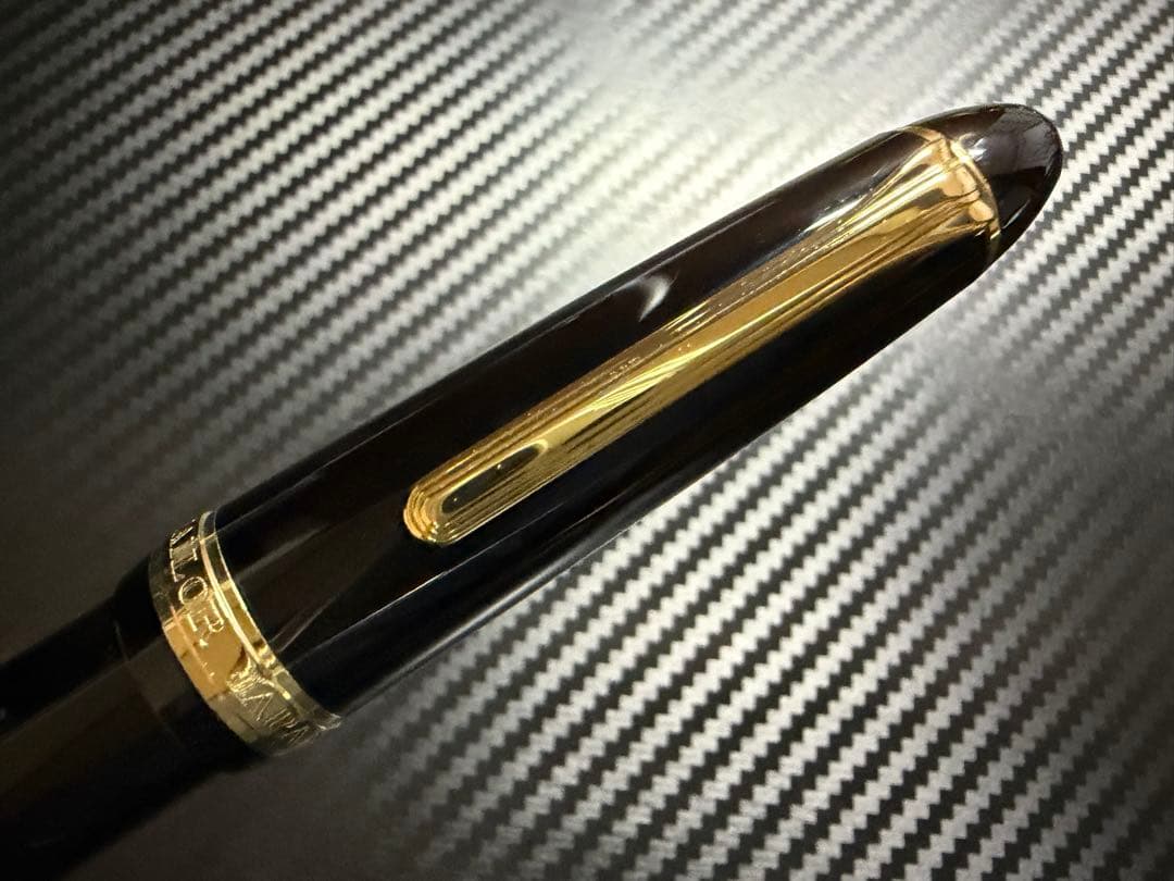 極美品 旧型 セーラー プロフィット スタンダード ブラック HB 硬太 万年筆