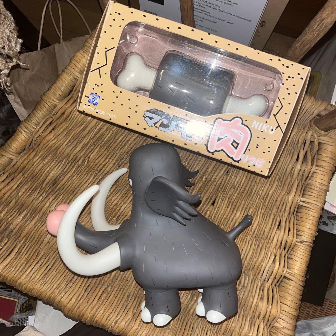 ギャートルズ　マンモ　マンモの肉　ソフビセット