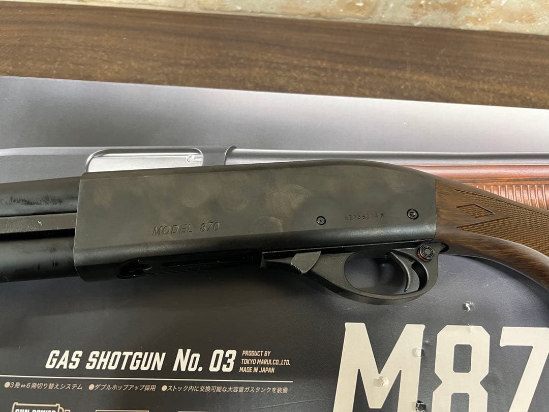 K1 東京マルイM870WOODSTOCK ガスショットガン ガスガン