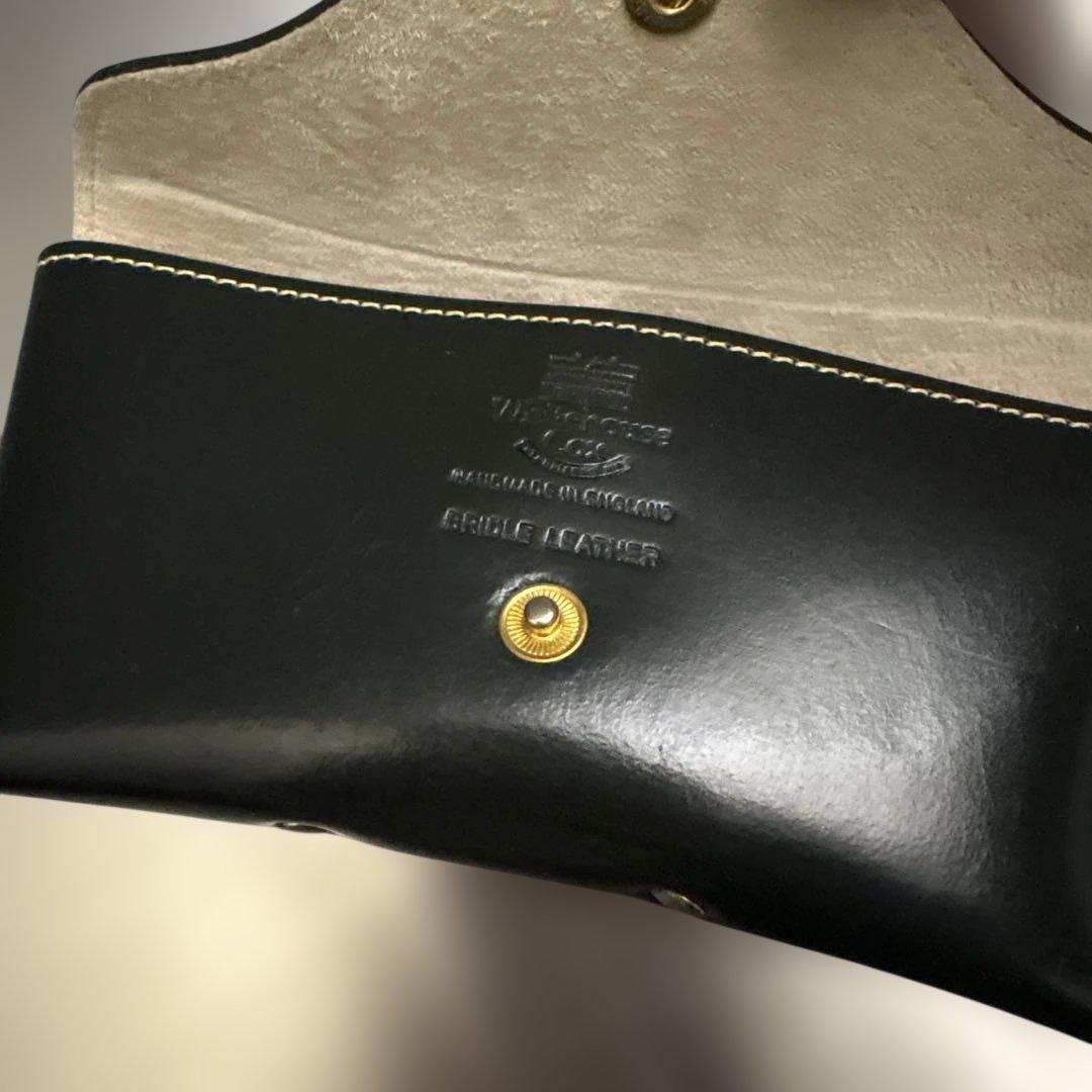 WhitehouseCox ホワイトハウスコックス メガネケース ダークグリーン