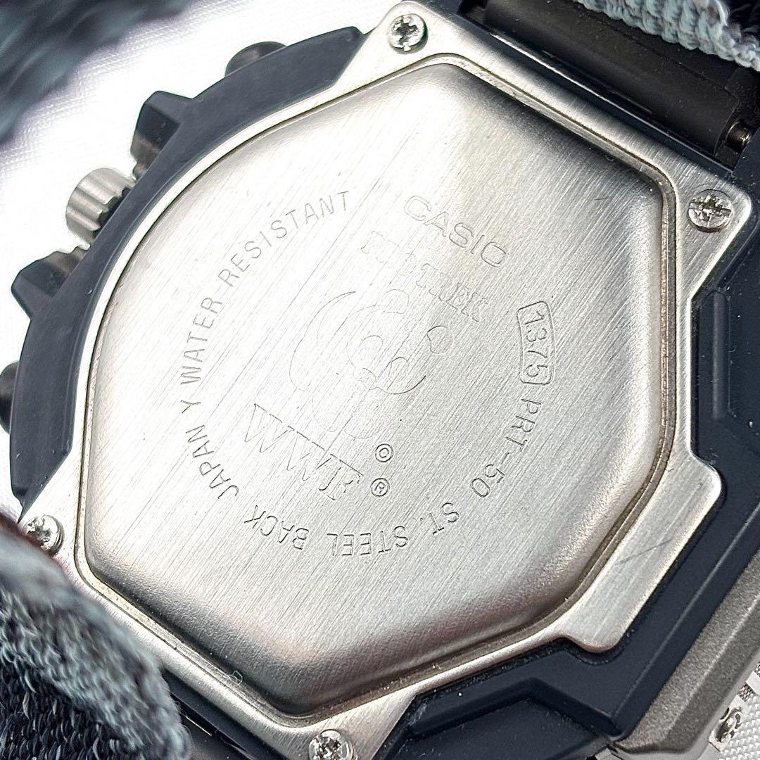 レア 稼働品 CASIO カシオ 腕時計 メンズ PRT-50 y2k 0175