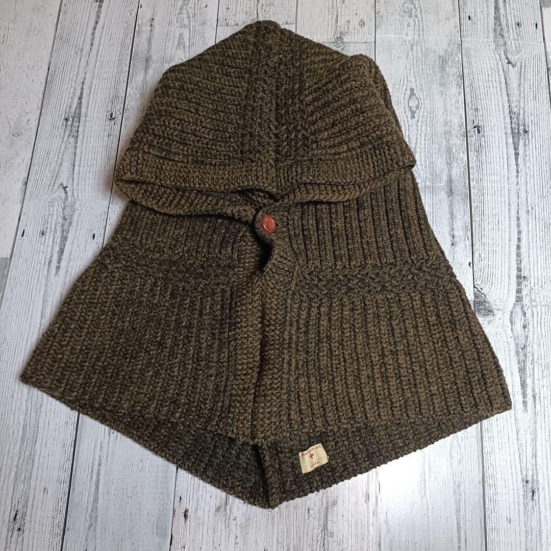 【USED】Kapital ミリタリー ニットケープ