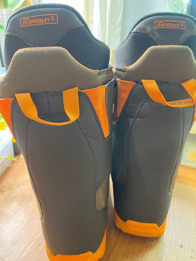 た*ん様 MOTO スノーボードブーツ グレー/オレンジ