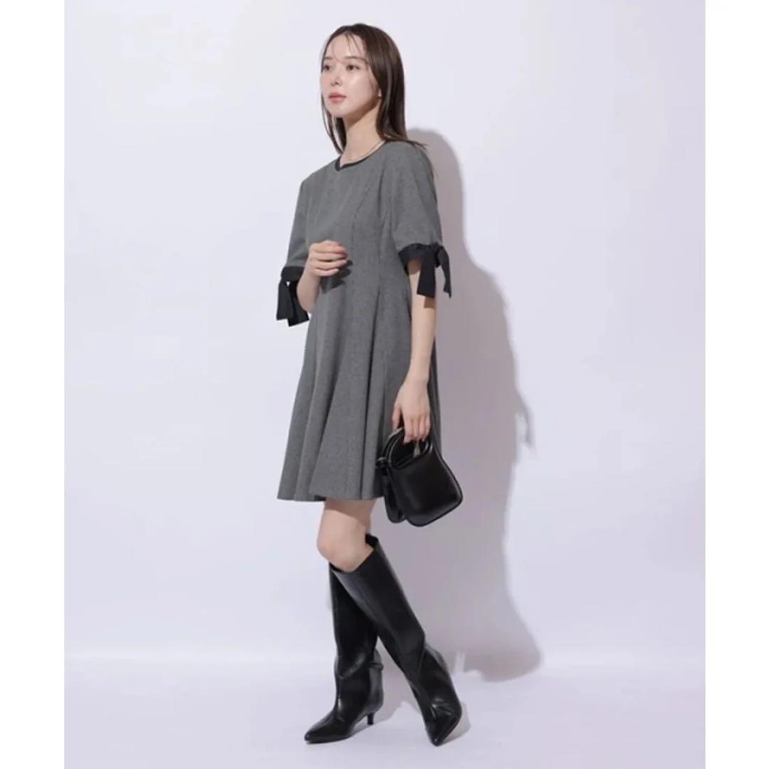 新品マイストラーダ　マチフレアミニワンピース （黒）