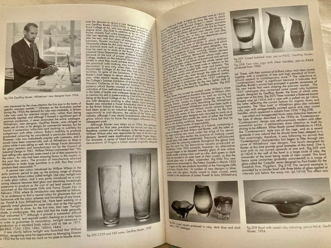 ビンテージWhite Friars GLASS(‘69-GeoffreyBaxt