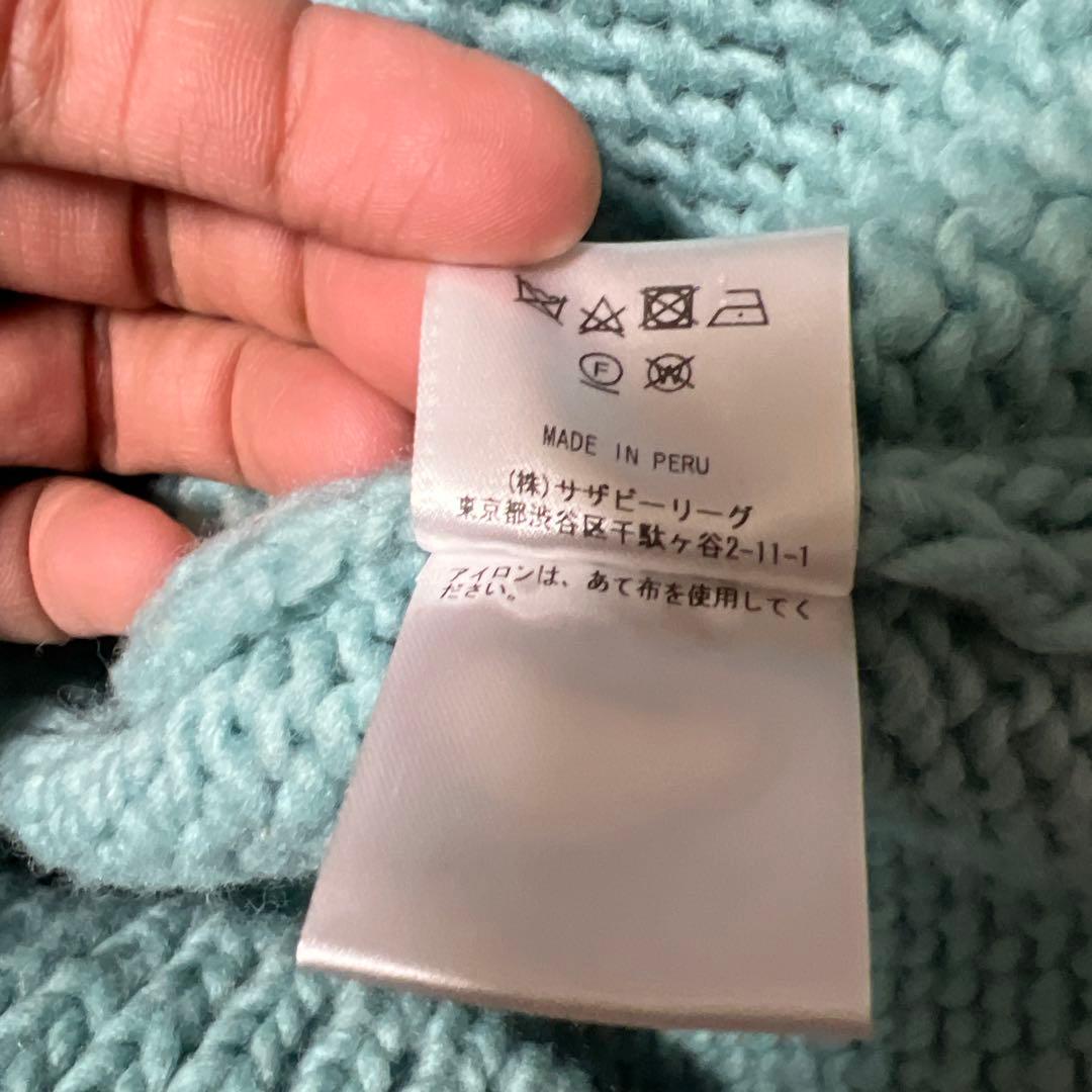 ⭐️希少⭐️ロンハーマン ジップアップニット Lサイズ 厚手 カウチン フード 美品