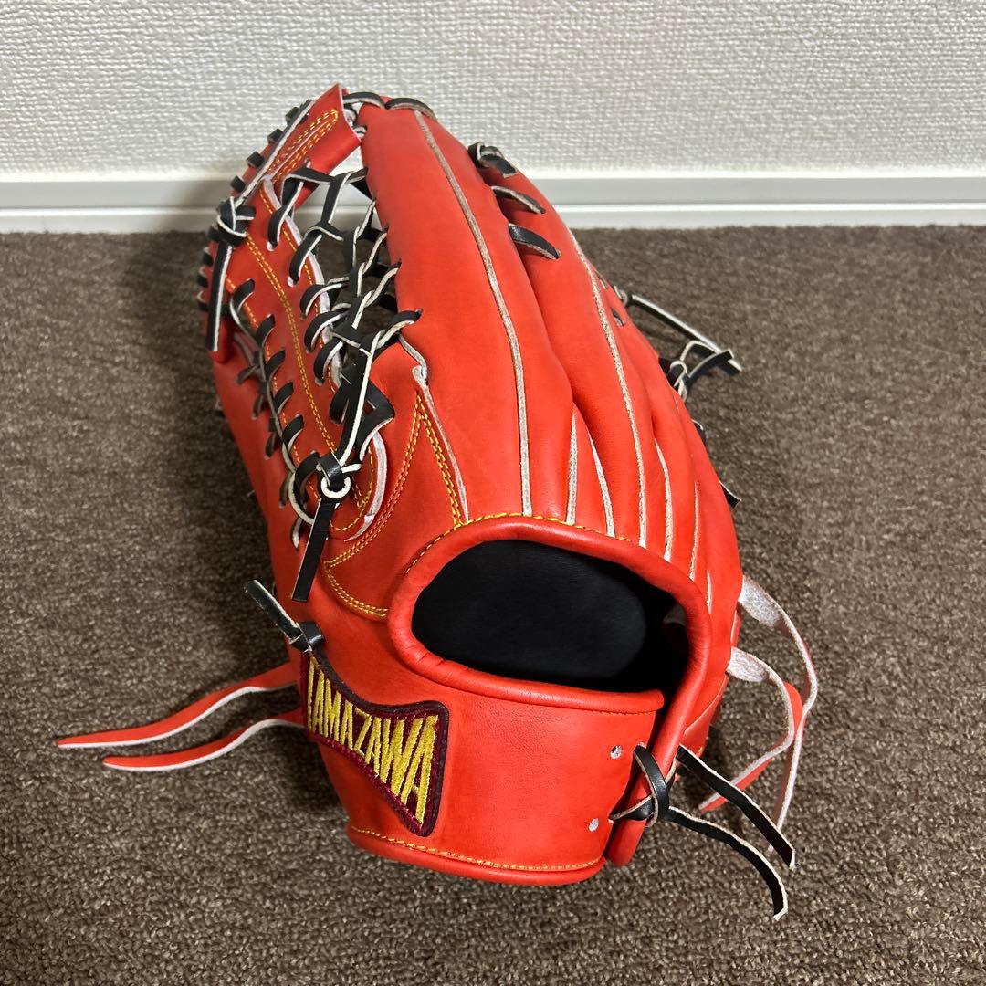 タマザワ 軟式グローブ 赤　値段下げました！