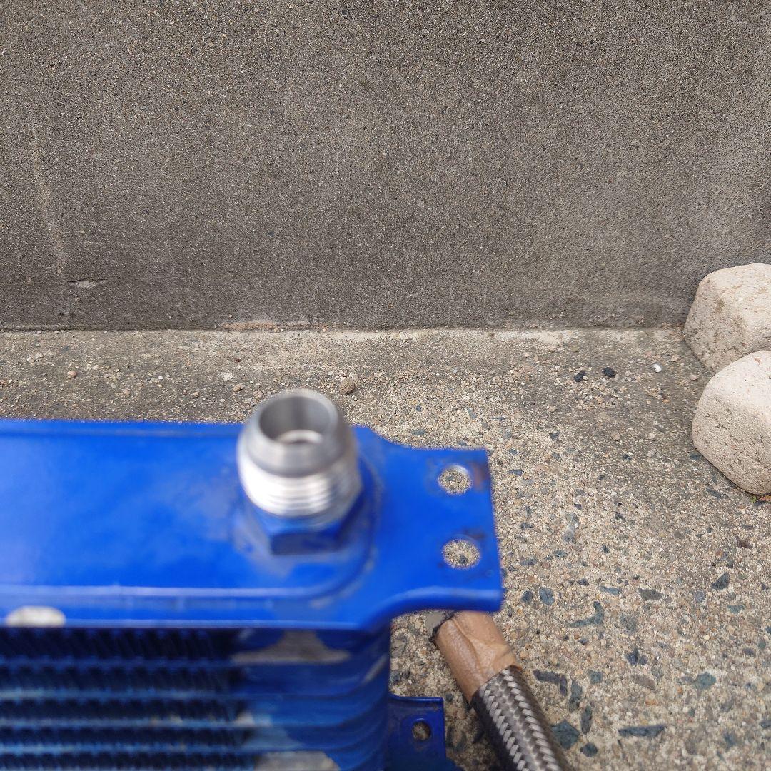 メーカー不明 オイルクーラー AN10ホース フィフティング