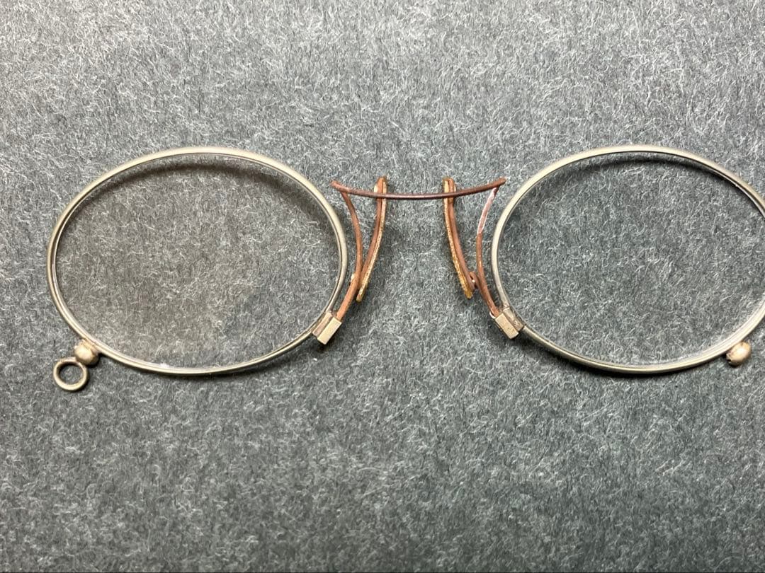 【A120】ヴィンテージ眼鏡　フィンチ眼鏡　拡大鏡　ドイツ仕入れ