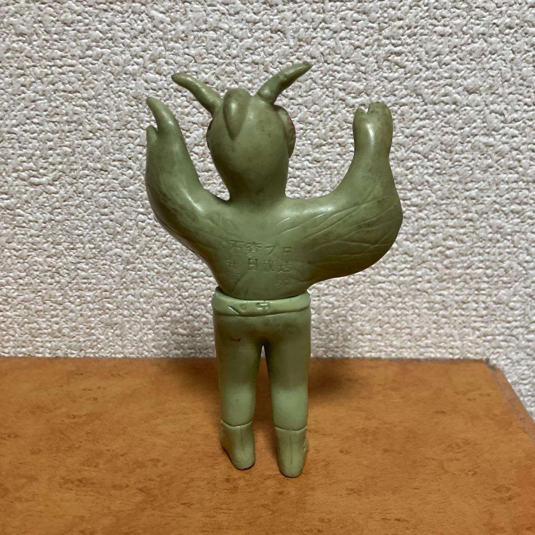 【希少・当時物】バンダイ カマキリ男　ソフビフィギュア セミミンガ